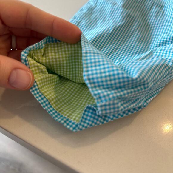 Beauxet Belles Reversible Gingham Cargo Pants - Size 1 - Picture 3 of 7